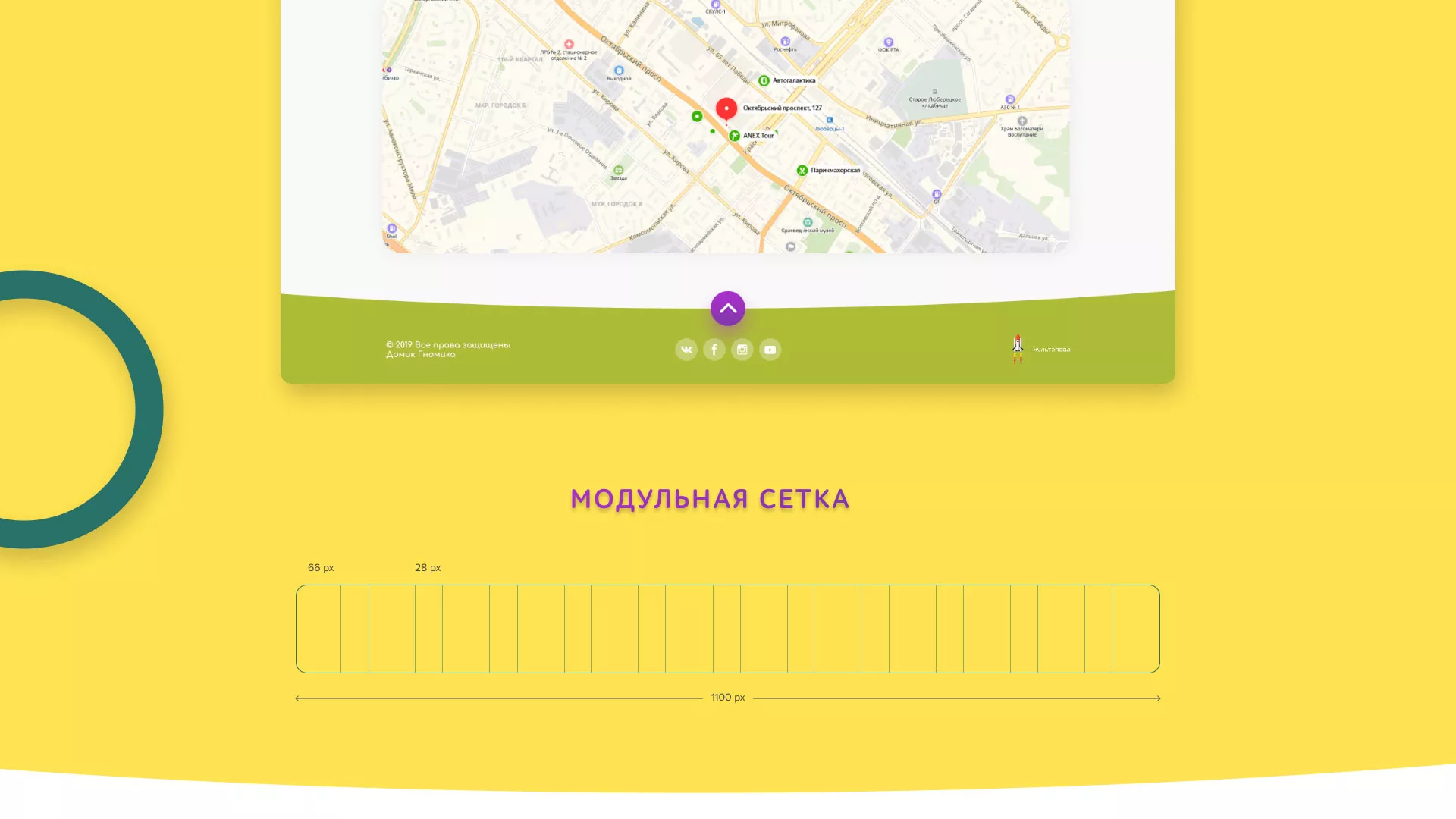 Разработка сайта детского активити-клуба «Домик гномика» в Серпухове